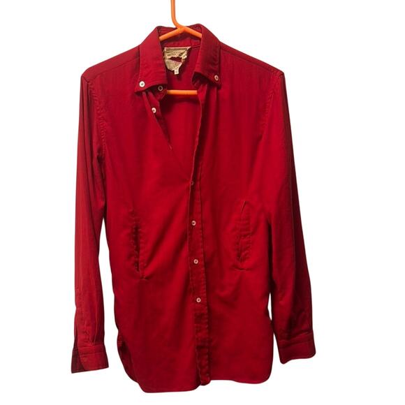 Valentino Garavani Red Casual Button Down Shirt - Picture 1 of 5